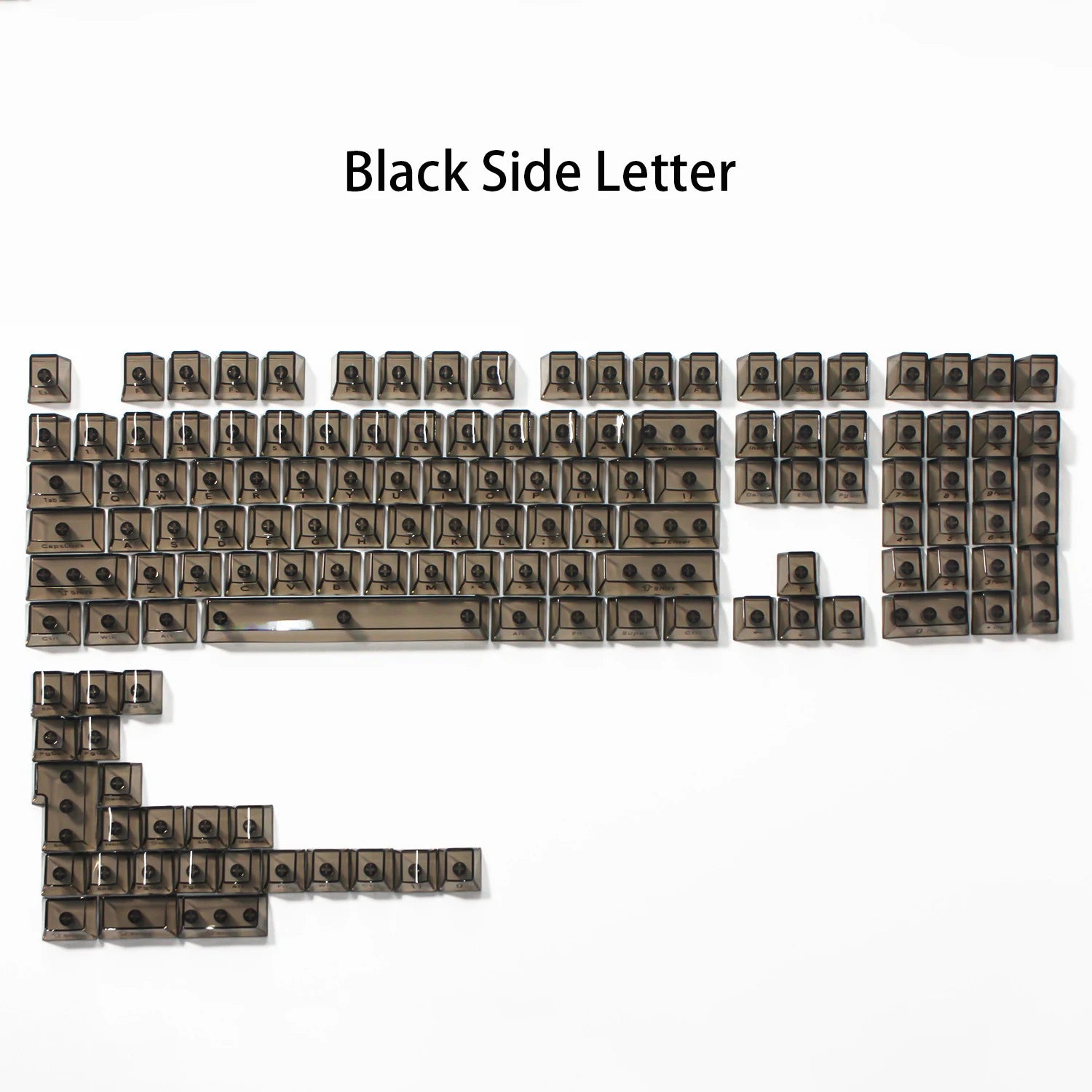 Crystal Transparent Cherry Profile Keycaps