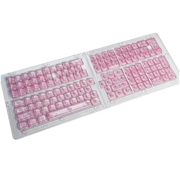 Pink Clear Keycaps