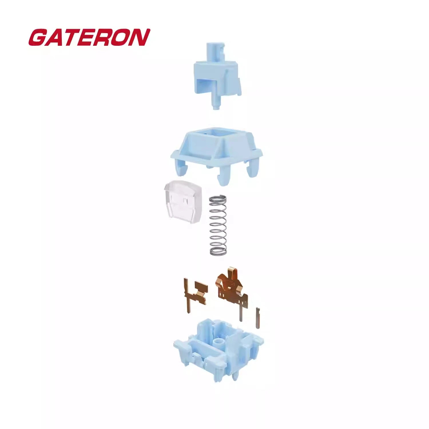 Gateron Sea Salt Smoothie Switch POM Mechanical Keyboard 5 Pins